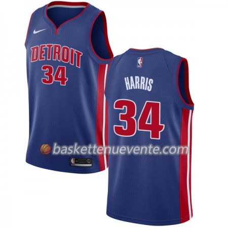 Maillot Basket Detroit Pistons Tobias Harris 34 Nike 2017-18 Bleu Swingman - Homme